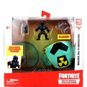 Fortnite Battle Royale Meltdown and The Visitor Playset 2" Action Figure Glider‎